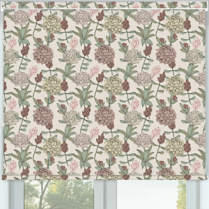 Zinnia Blush Pelmet Roller Blinds Frame