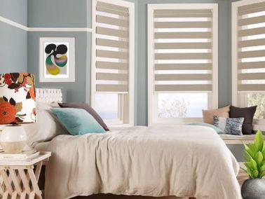 Beige Night & Day Blinds