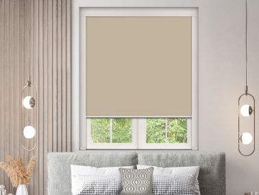 beige cassette blackout blind