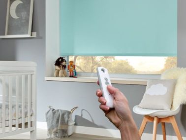 electric bedroom blinds 