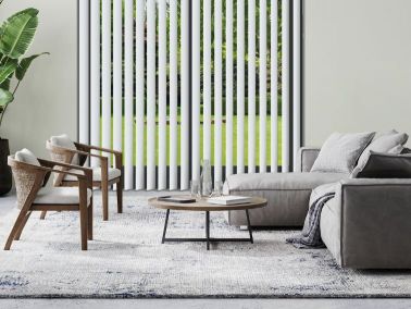 white rigid pvc vertical blinds 