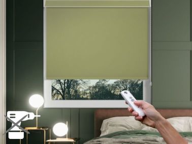 electric no drill roller blinds 