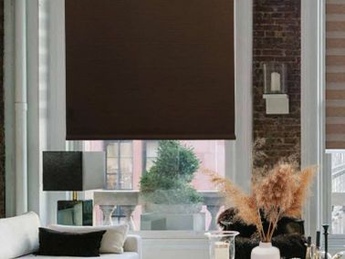 Brown Roller Blind