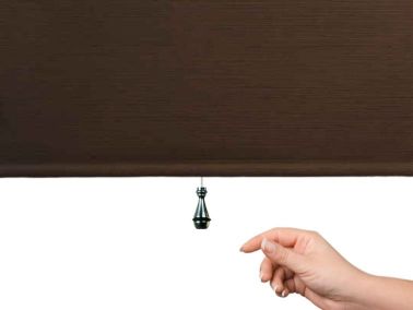 Brown Cordless Roller Blind