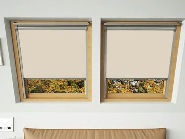 cream velux blinds 