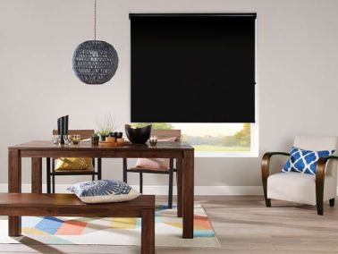 black roller blinds 