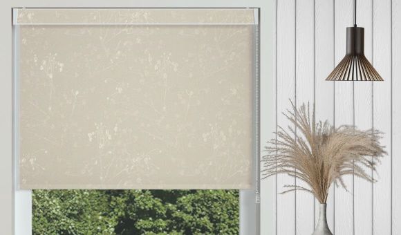 cream pelmet roller blinds