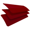 Bright Red Gloss Venetian Blind