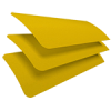 Bright Yellow Venetian Blind