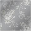 Camelia Grey No Drill Roller Blind