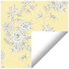 Camellia Yellow Blackout Cordles Roller Blind