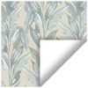 Eden Palm Blue Cordless Roller Blind