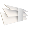 Gloss Pure White Wood Blind with Cotton Ladder Tapes