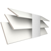 Pure White Wood Blind with Cotton Ladder Tapes
