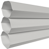 Tenso Ash Grey Cordless Honeycomb Pleated Blind