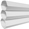 Tenso Frost White Cordless Honeycomb Pleated Blind
