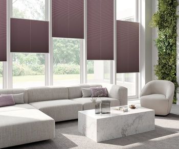 what are tensioned pleated honeycomb blinds