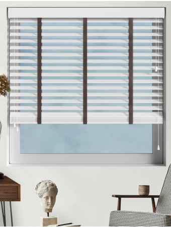 Alina Wood Grain Faux Wood with Coffee Tape