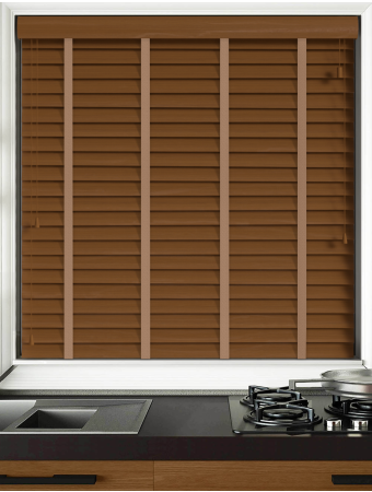 Amber Oak Wood Grain Faux Wood with Toffee Tape