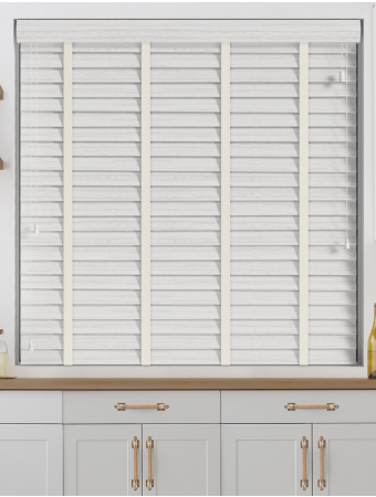 Arctic Oak Wood Grain Faux Wood with Vanilla Tape