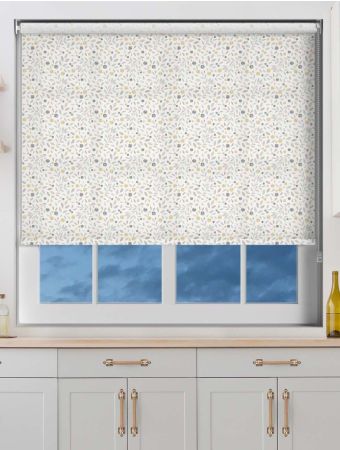 Floral Scatter Mustard