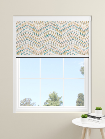 Subtle Aquamarine Zigzag