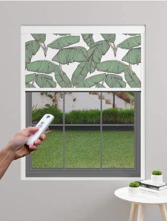 Tropical Leaf White Electric