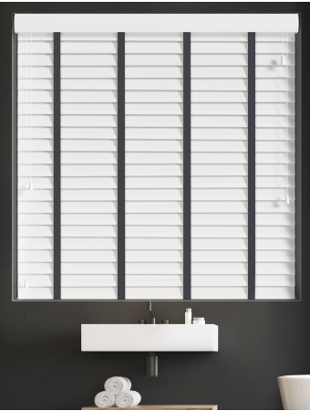 True White Faux Wood with Dusk Tape