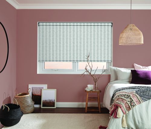 Arc Stamp Capri No Drill Roller Blind