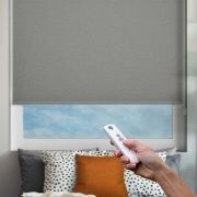 Grey Electric Roller Blind