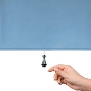 Blue Cordless Roller Blinds