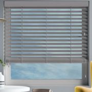 Grey Wood Blinds