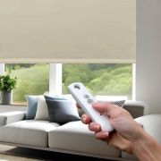 Beige Electric Roller Blinds