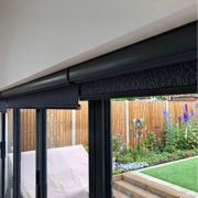 Roller Blinds with a pelmet for bifold doors