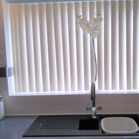 Pula Briliant White Rigid PVC Vertical Blind