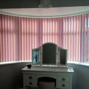 Origin Hint Of Pink Vertical Blind