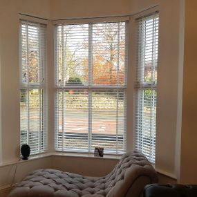 White Faux Wood With Cotton Tape