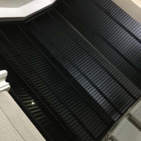 Black Wooden Blinds With Tape