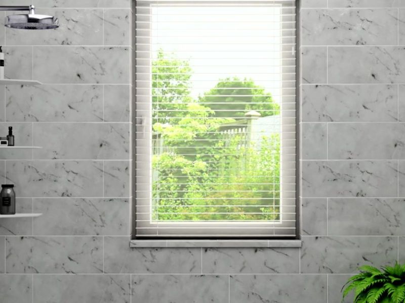 Faux Wood Bathroom Blinds