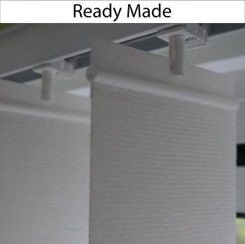Ready made vertical blind slats