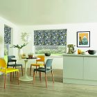 Songbird Mustard No Drill Roller Blind