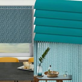 Teal Blinds