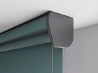 40mm Fabric Insert Anthracite Fascia Pelmet Roller Blind